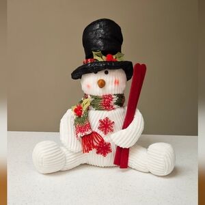 Gerson International Snowman with Skis Plush